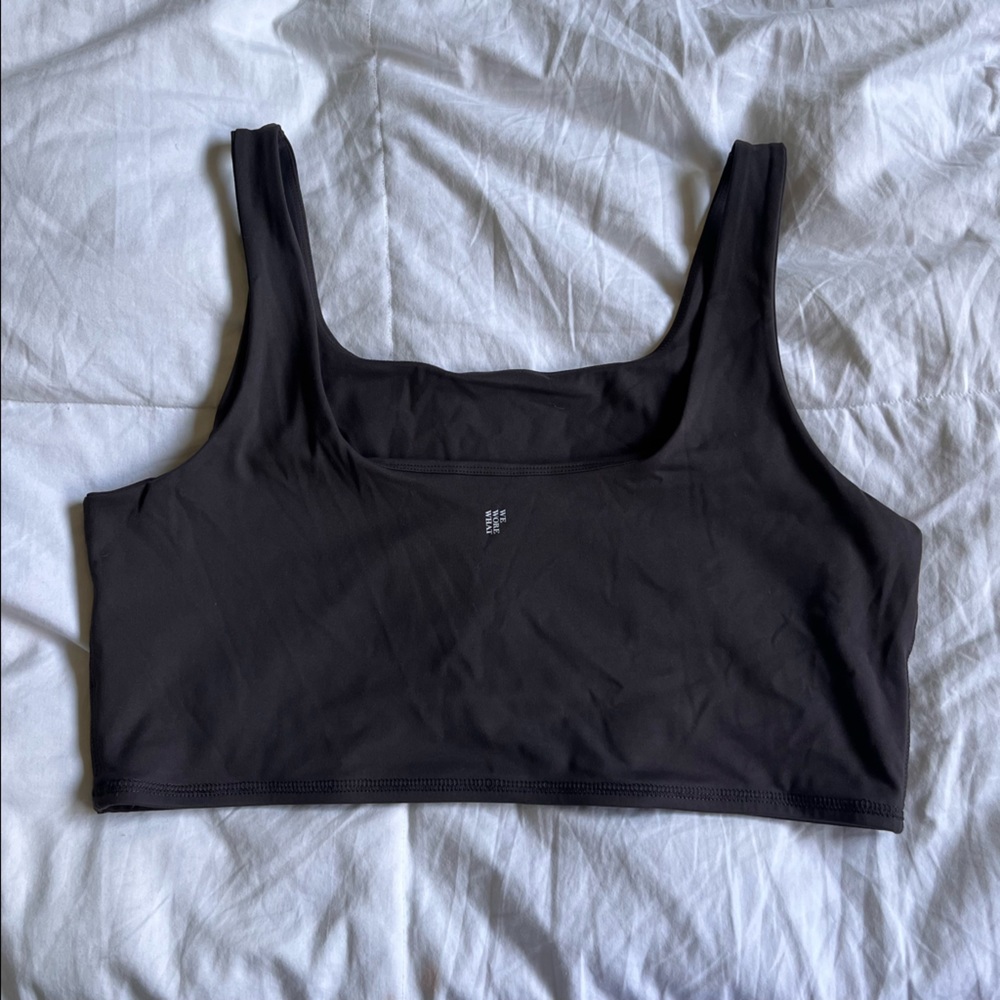 WeWoreWhat Straight Neck Crop Top - Picture 3 of 5
